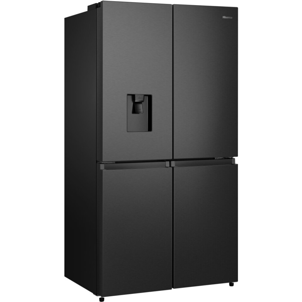 Hisense Rq758n4swfe American Fridge Freezer - 390L / 216L, Water Dispenser (No Plumbing), Wifi Connected, Ice-Prevention, Special Freezer Zone