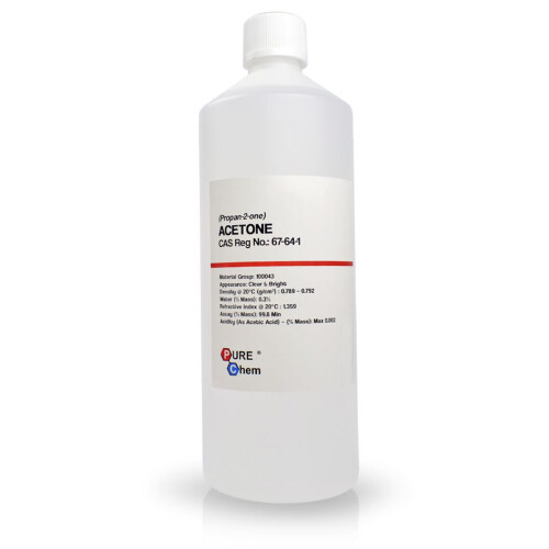 (1L Bottle) Acetone Pure Acrylic Nail Polish Remover