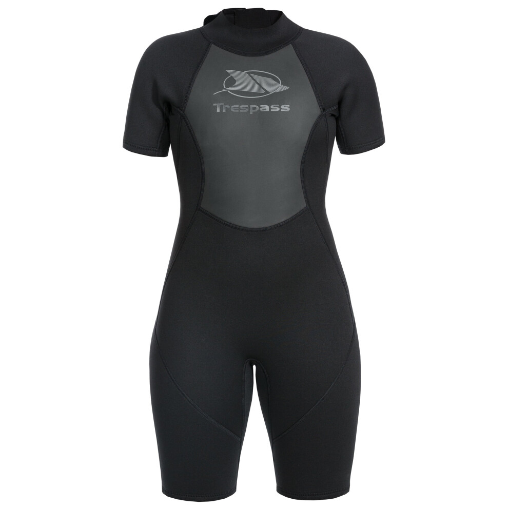 Trespass (16, Black) Womens Wetsuit 3Mm Short Length Scubadive