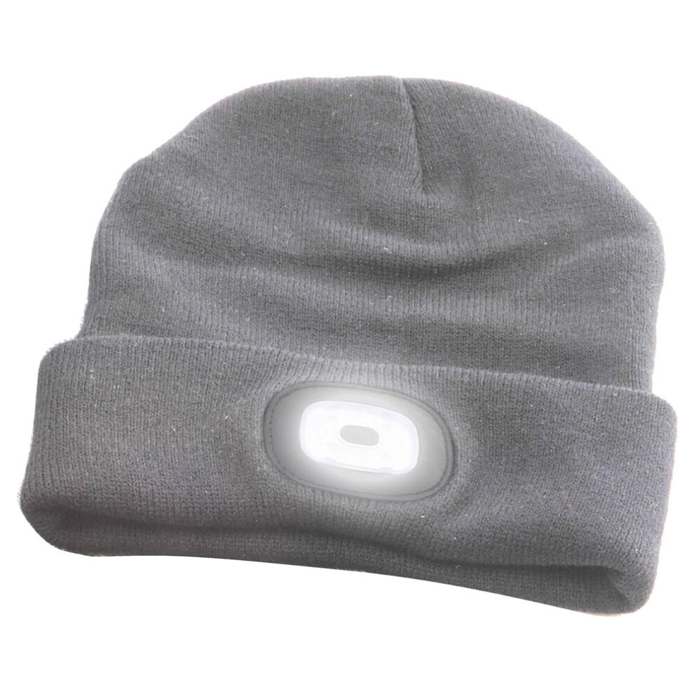 Easylife Beanie Headlight, LED Light Up Hat, Rechargeable LED Beanie Hat for Joggers, Walkers and Campers, LED Clothing Camping Gifts for Men and Wom