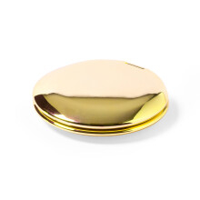 (Gold) Metallic Magnifying Double Sided Compact Mirror