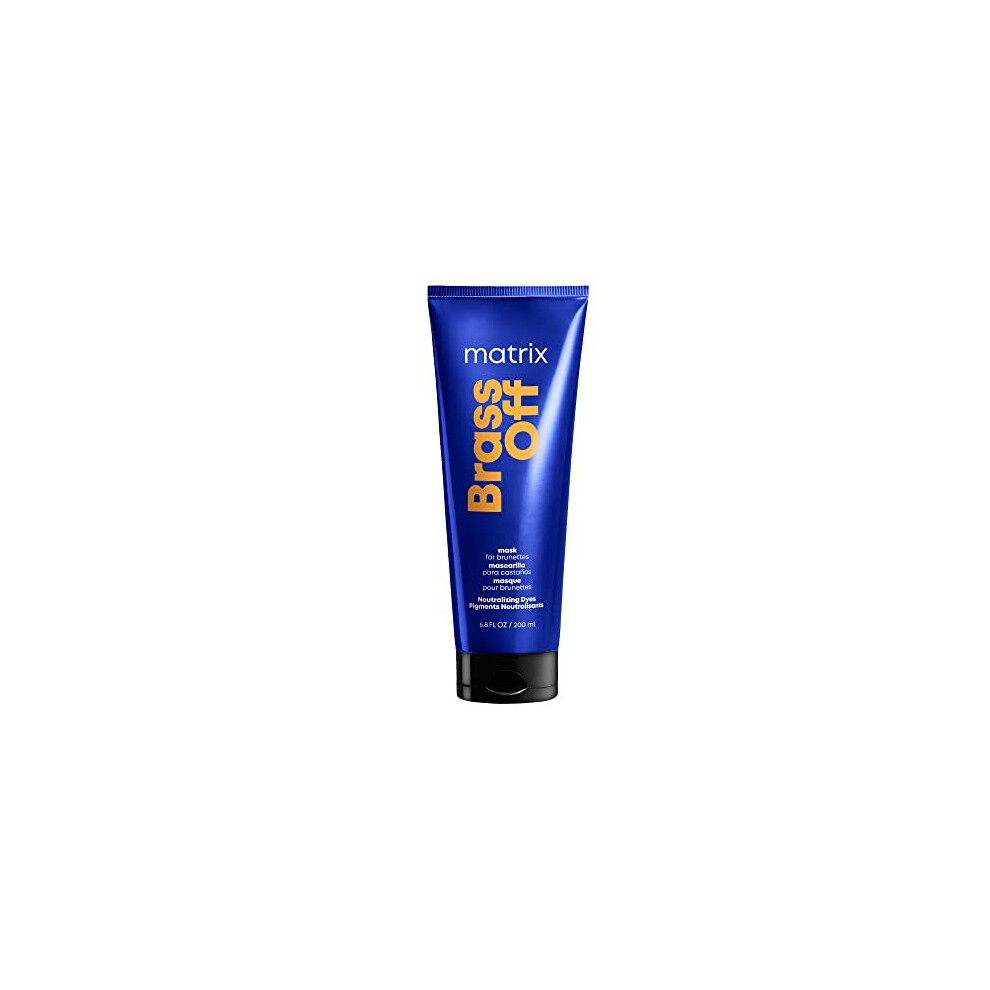 Matrix Haarmaske fÃ¼r brÃ¼nettes Haar zur Neutralisation von Kupferstichen, Mit Blau-Pigmenten, Total Results Brass Off Maske, 1 x 200 ml