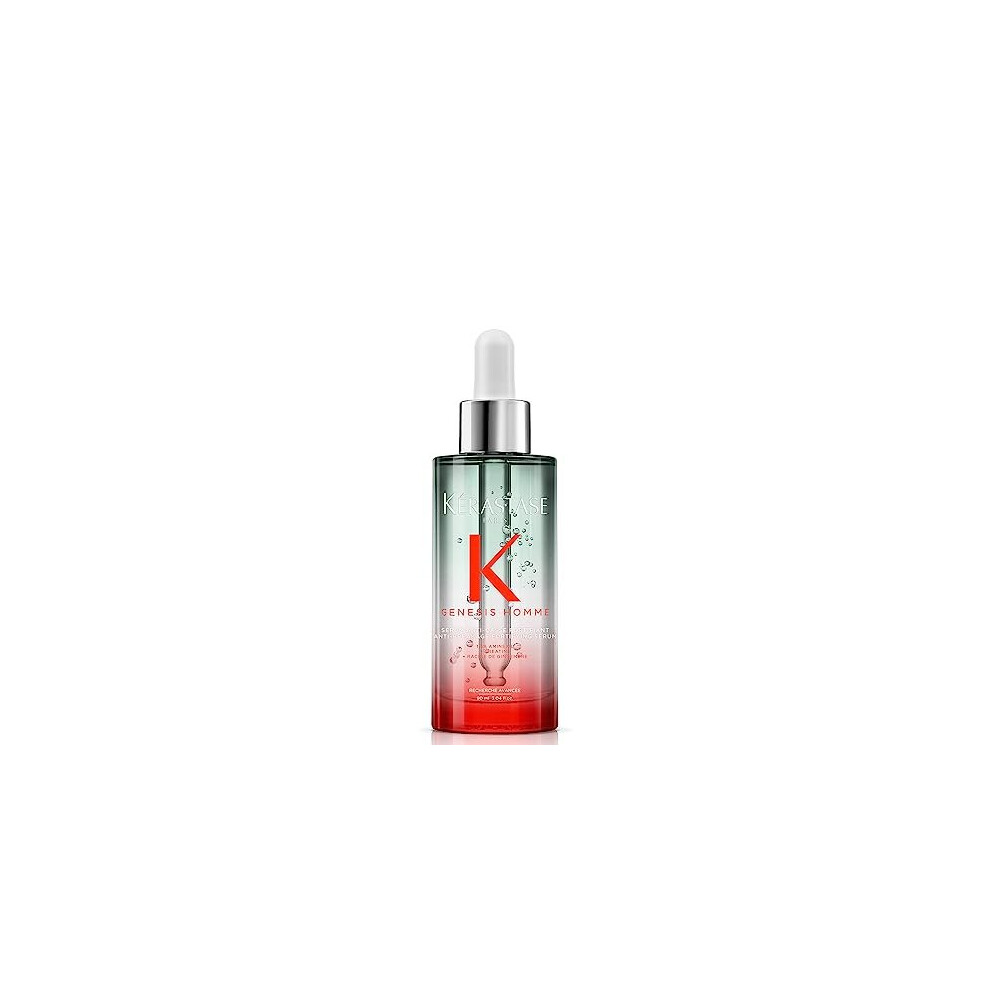 Kérastase Genesis Homme, Anti-Hair Fall Fortifying Serum, for Weakened & Thinning Hair, With Aminexil, Sérum Anti-Chute Fortifiant, 90 ml