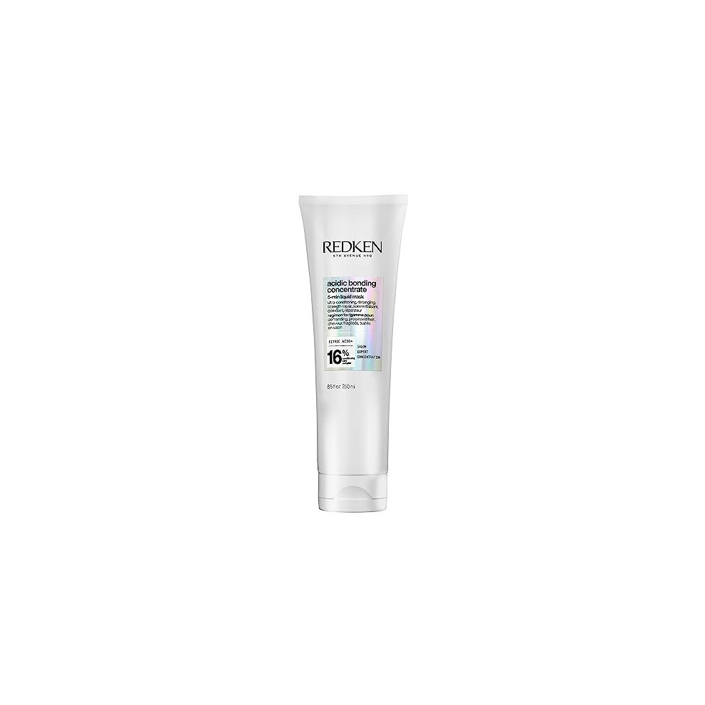 REDKEN Acidic Bonding Concentrate, 5-Minute Liquid Hair Mask, Bond Repair and Ultra Hydration, For Dry & Over-Processed Hair, 250ml