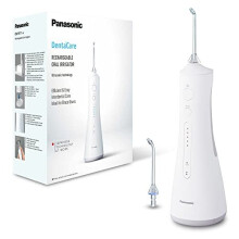 Panasonic EW1511W511 Advanced Water Flosser Cordless with 5 Pressure Settings, Ultrasonic Tooth Cleaner & Nozzle, 1 Hour Charge Time