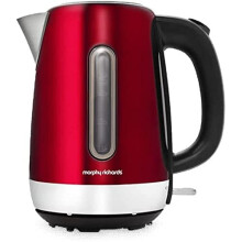 Morphy Richards Equip Red Jug Kettle - 1.7L - Rapid Boil - Limescale Filter - 102785