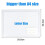 Clear Plastic Wallets - 10 Pack A4 Plastic Folders Document Files Envelope - Plastic Popper Wallets with Label Pocket and Snap Button for School 2