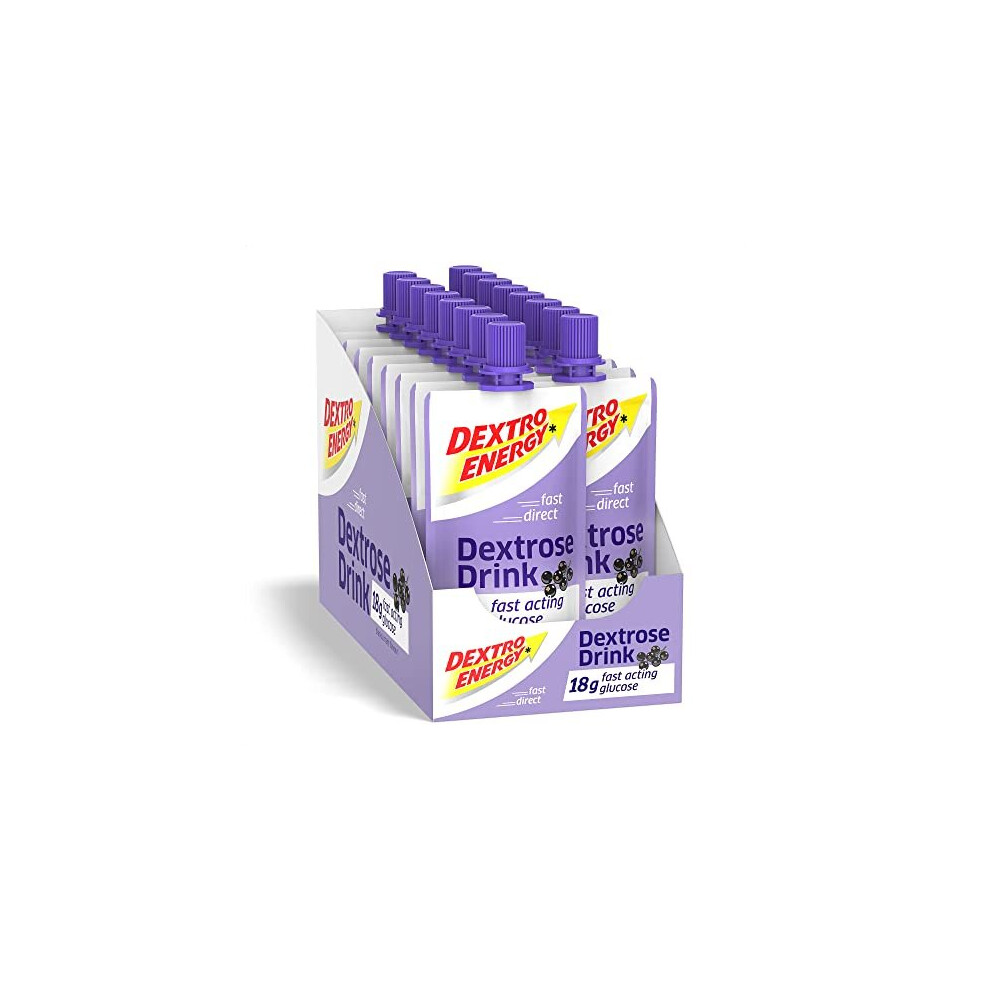 Dextro Energy Dextrose Drink, Blackcurrent Pack Of 16