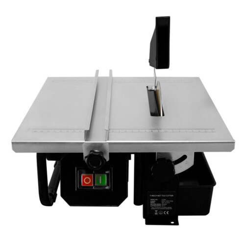 T-Mech Scie à table électrique 600W 230V 180mm lame diamantée machine à couper 1