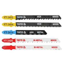 YATOYT-3445, mixed jigsaw blades 5 pcs metal, wood steel T fitting
