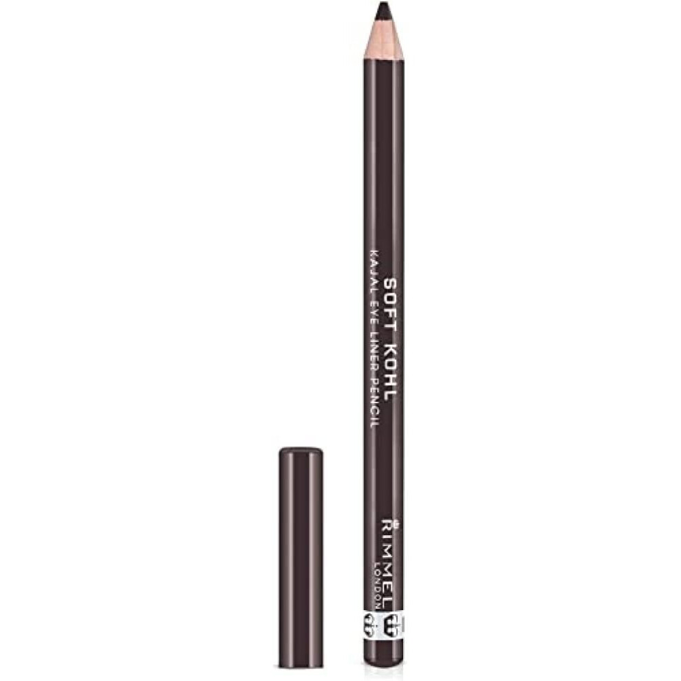 Rimmel Soft Kohl Kajal Professional Eyeliner Pencil, Sable Brown, 1.2g