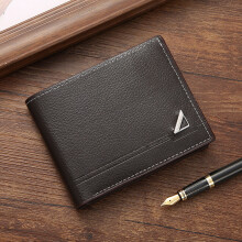 (StyleC) Mens Classic Wallet In Pu Leather Fashionable Crossborder Style And Trendy Print Element Characters