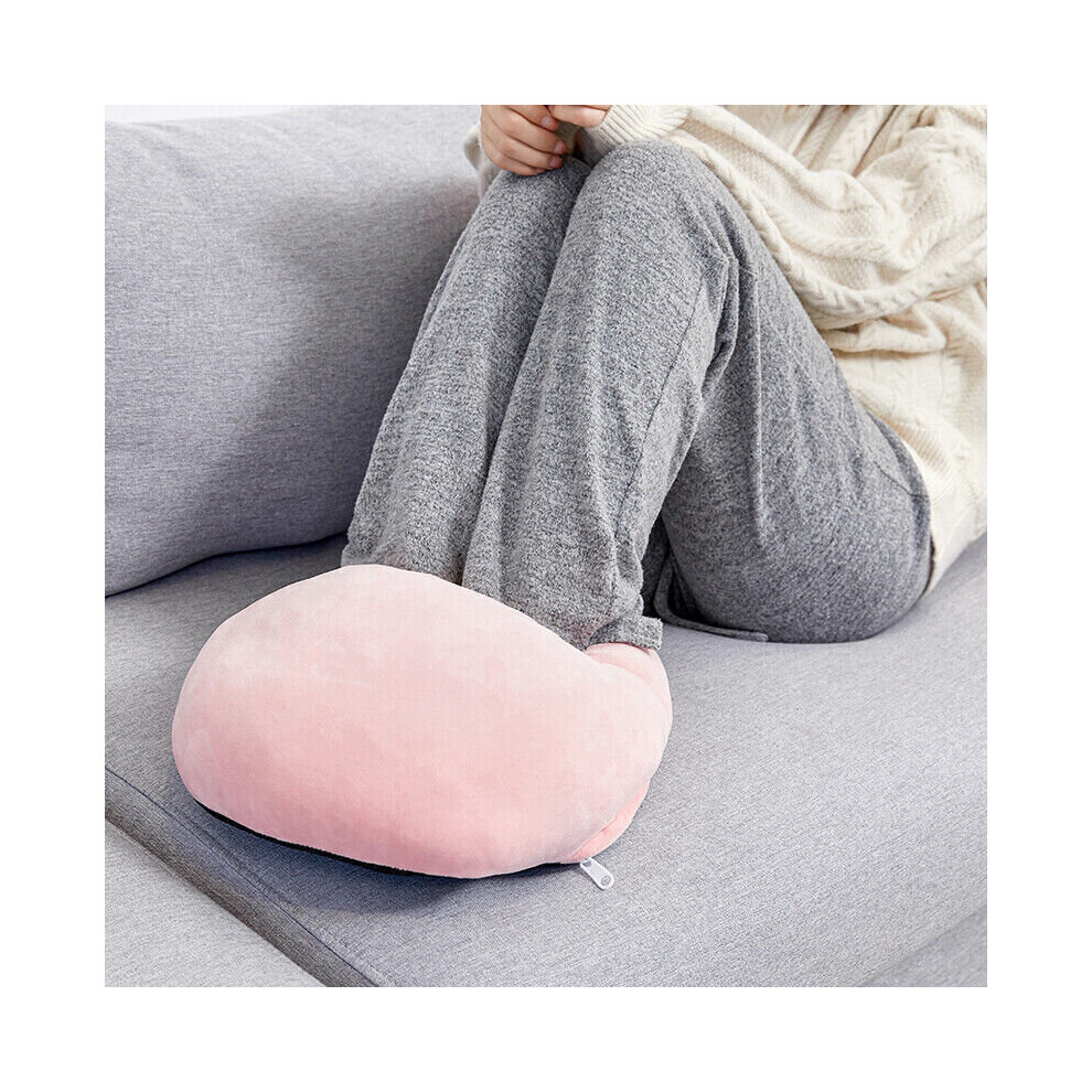 Srj Star ( Pink) Unisex Usb Foot Warmer Winter Electric Heating Feet Boot Slipper Plush Warm