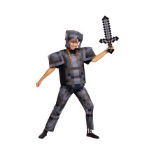 (M) Halloween my world minecraft diamond armor series cosplay game character performance costumes