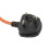 SPARES2GO Leaf Blower Cable Connector Garden Vac Vacuum Repair Power Plug 13A 2Core 3