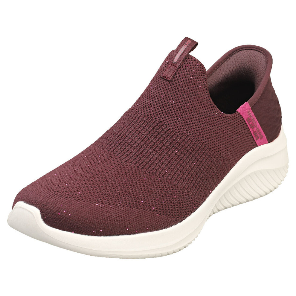 (8) Skechers Slip-ins Ultra Flex 3.0 Womens Fashion Trainers in Wine