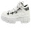 New Rock (40) New Rock Vegan Plattformboots - Wei?  Unisex 3
