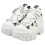 New Rock (40) New Rock Vegan Plattformboots - Wei?  Unisex 6