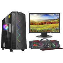 Fast Gaming PC Bundle: Intel core i3/8GB RAM/500GB HDD+ 128GB SSD/GT730 2GB/WINDOWS 10/Black Diamond