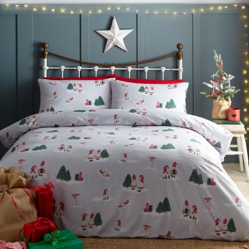 Charlotte Thomas Gonkville Christmas Duvet Cover Set Xmas Gonk Bedding