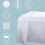 (White, Double) 400 Thread Count Duvet Cover Set 100% Cotton Bedding 4