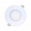 Lowenergie (2 Pack) LOWENERGIE 3w LED Round Ceiling Panel Light White Recessed Down Lighting, 85mm Dia, 25w Halogen Equivalent (6000K Day White 3
