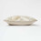 Homescapes Chevron Cream & Grey Leather Cushion 45 x 45 cm 4