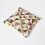Homescapes Diamond Check Brown & Cream Hide Leather Cushion 45 x 45 cm 5