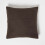 Homescapes Diamond Check Cream & Brown Leather Cushion 45 x 45 cm 3