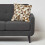 Homescapes Diamond Check Brown & Cream Hide Leather Cushion 45 x 45 cm 2