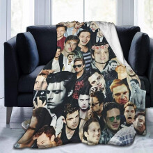 (200CM X 150CM) Blankets Sebastian Stan Soft and Comfortable Bed Blankets Bedding MicroPile Wool Blankets Room Decoration Carpets Living Room Sofas Throw Blankets
