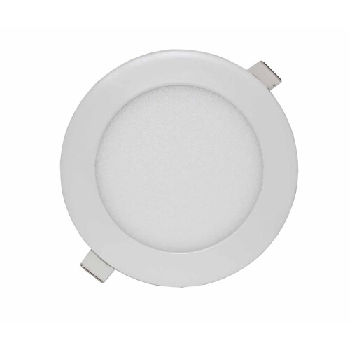 Lowenergie (8 Pack) LOWENERGIE 9w LED Round Ceiling Panel Light White Recessed Down Lighting, 150mm Dia, 75w Halogen Equivalent (6000K Day White 2