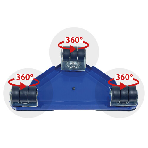 SPARES2GO Fridge Freezer Lifter Refrigerator Chiller Roller Wheels Lifting Moving Slider 2