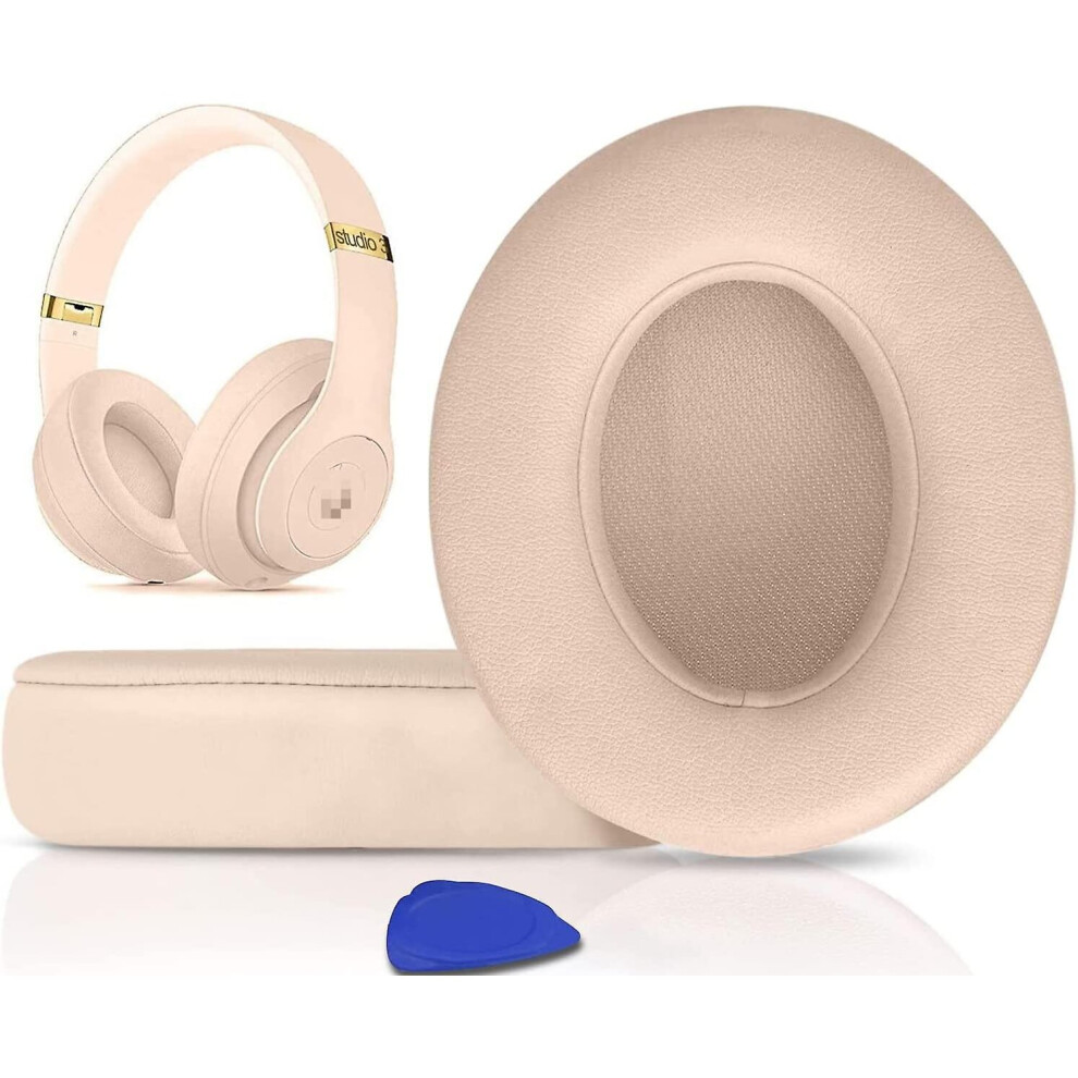 Replacement Ear Pads Cushions Earpads Compatible With Beats Studio 20 3 Wired/wireless With Soft Protein /noise Isolation Memo