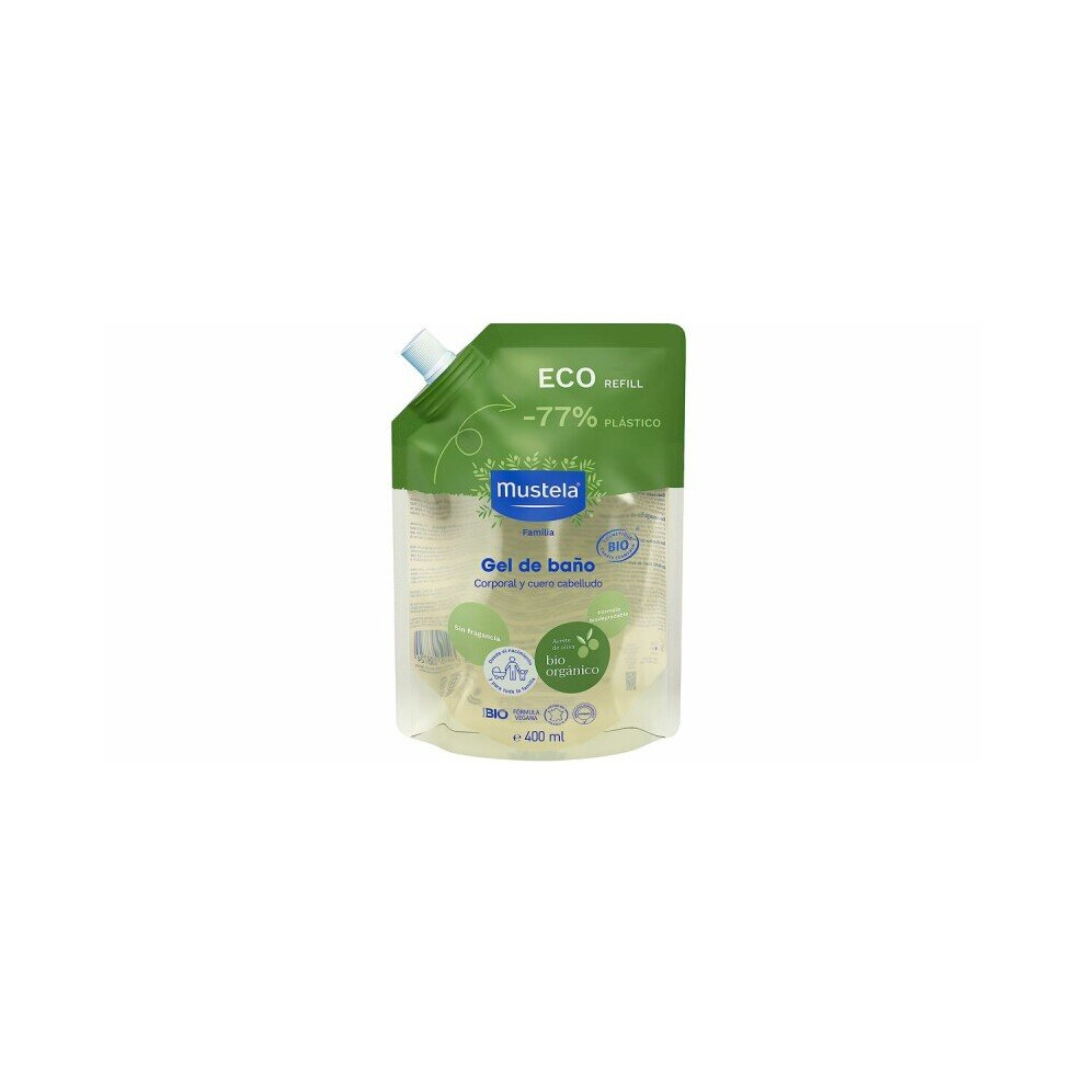 2-In-1 Gel And Shampoo Refill 400 Ml Mustela