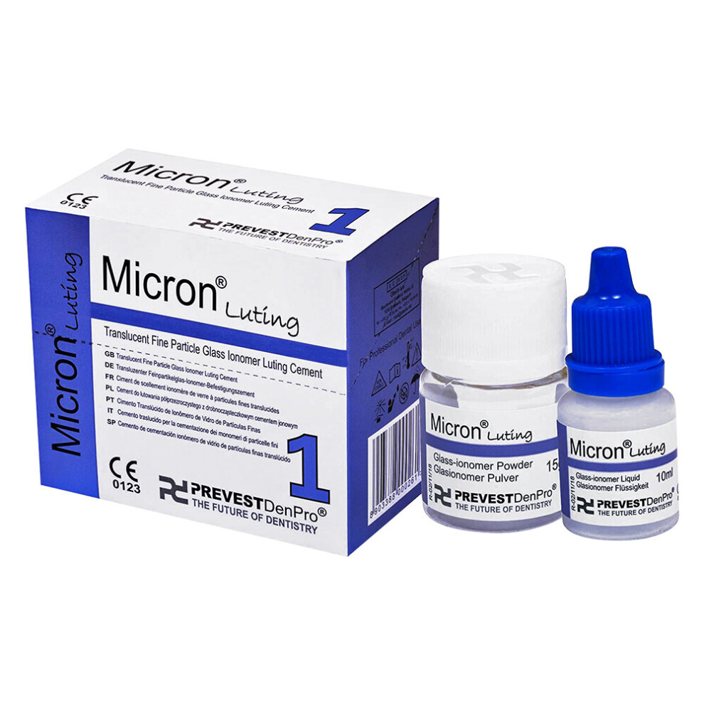 Micron Glass Ionomer Luting Dental Cement Tooth Repair Kit