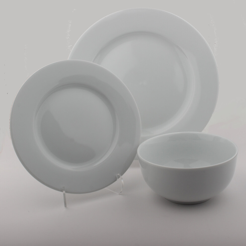 (12pc set) Dinner Set Plates Bowls Porcelain Dishwasher Safe