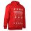 True Face (Red, XS) 3D Christmas Hoodie LED Light Up Pullover Jumper 4