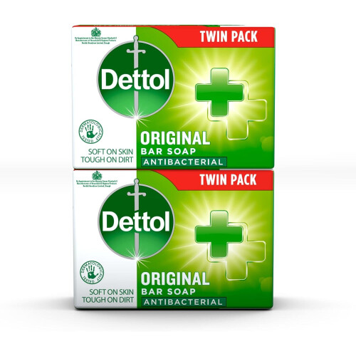 Dettol Dettol Bar Soap Original, 2 Count ( Pack of 1) 1