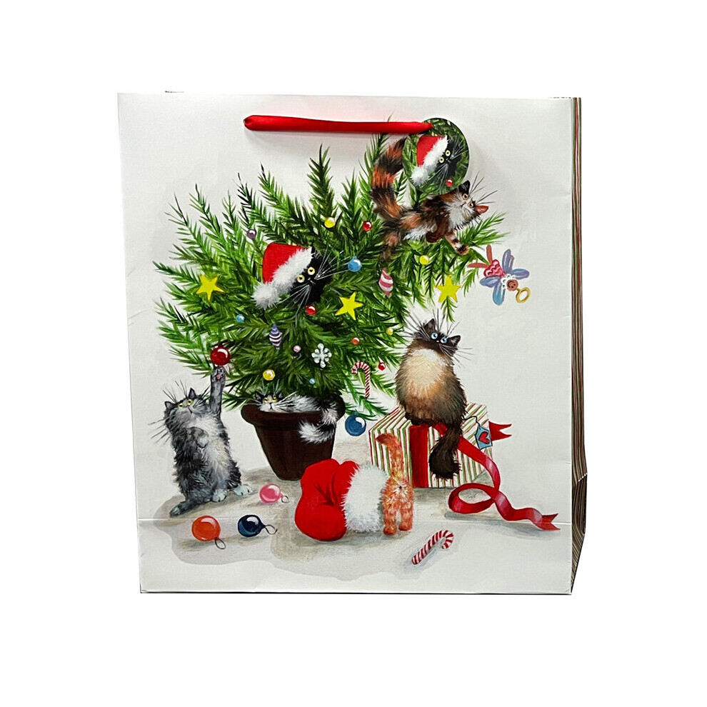 Christmas Gift Bag (Extra Large) - Kim Haskins Cats