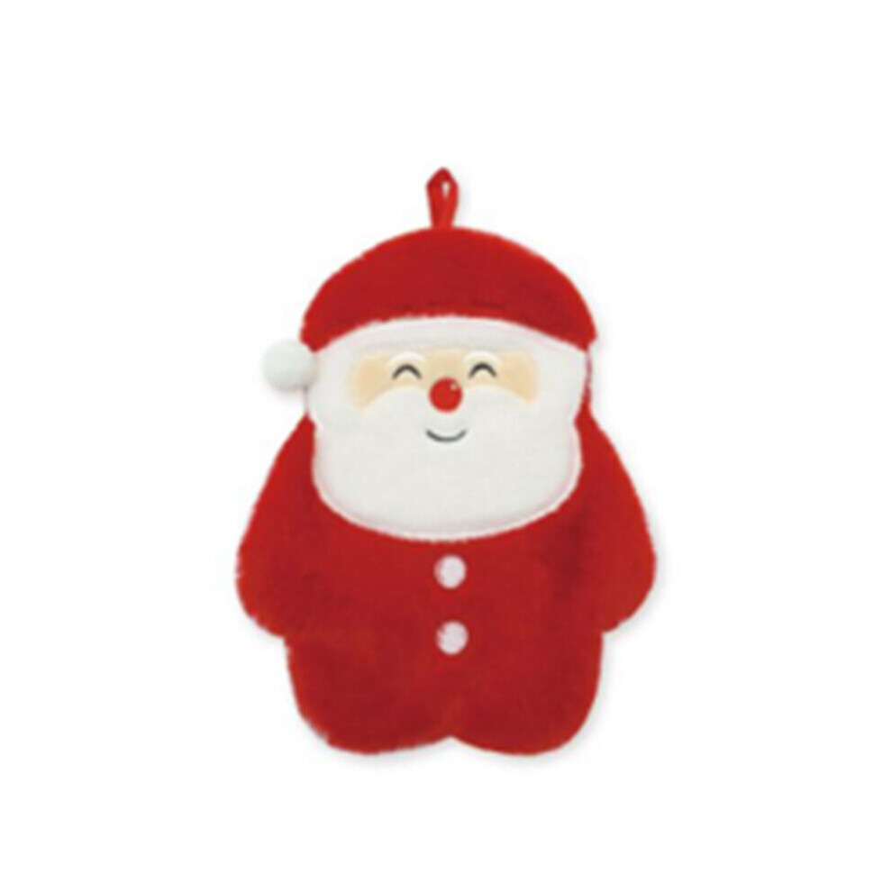 Puckator 1L Hot Water Bottle With Plush Cover - Christmas Santa