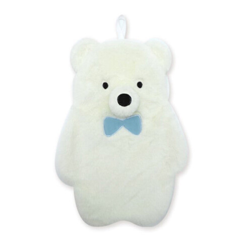1L Hot Water Bottle with Plush Cover - Polar Bear