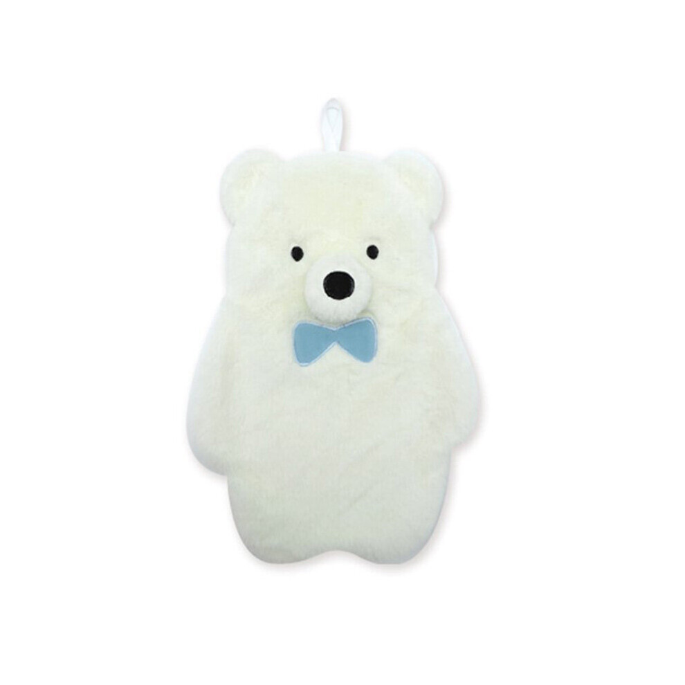 1L Hot Water Bottle with Plush Cover - Polar Bear