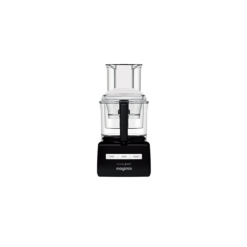 Magimix 5200XL Food Processor | 3.7L BPA-Free Bowl | Quiet & Powerful Motor | Multifunctional 7 in 1 Solution | Black | 18584