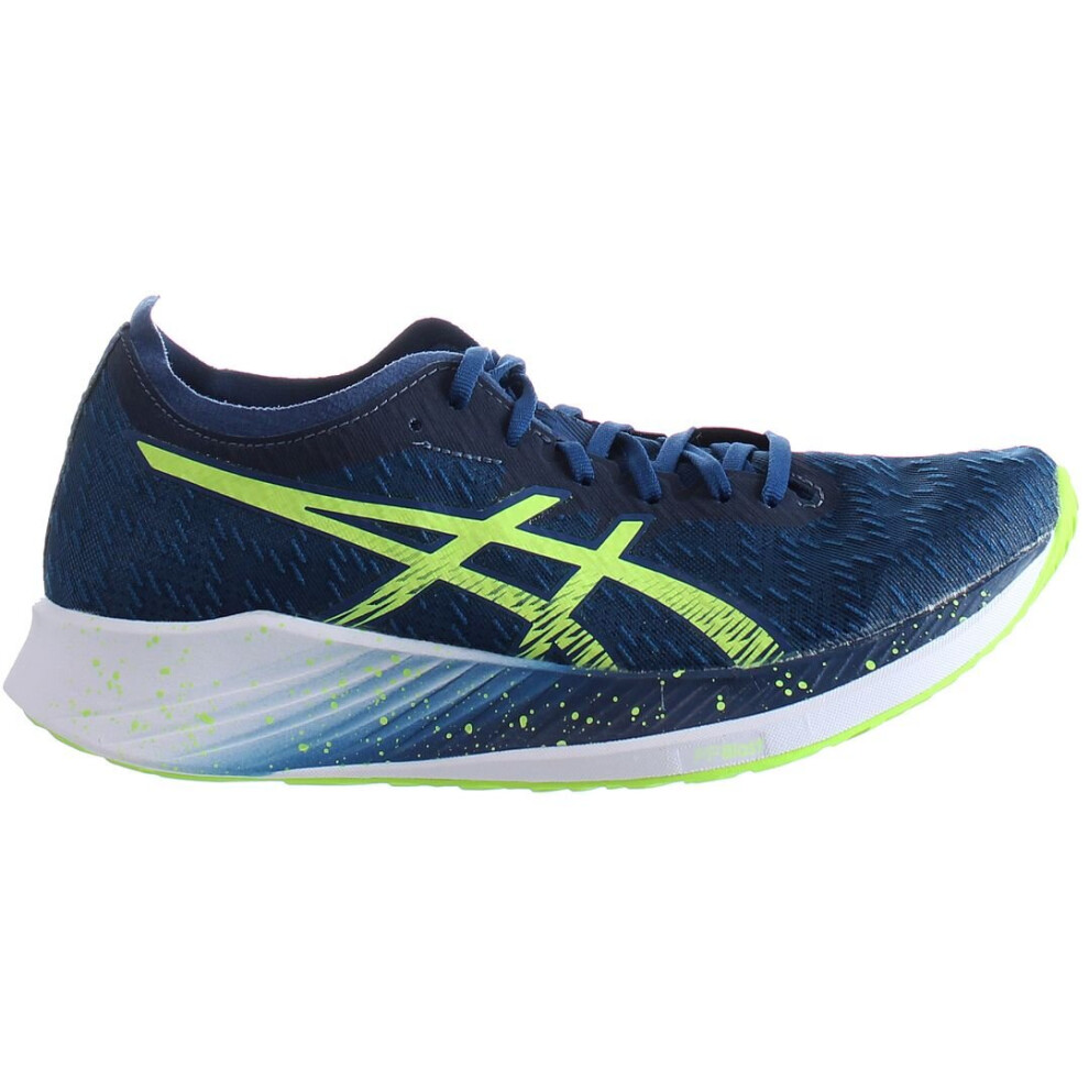 (7.5, Blue) Asics Magic Speed Lace-Up Blue Synthetic Mens Trainers 1011B026_402 (UK )