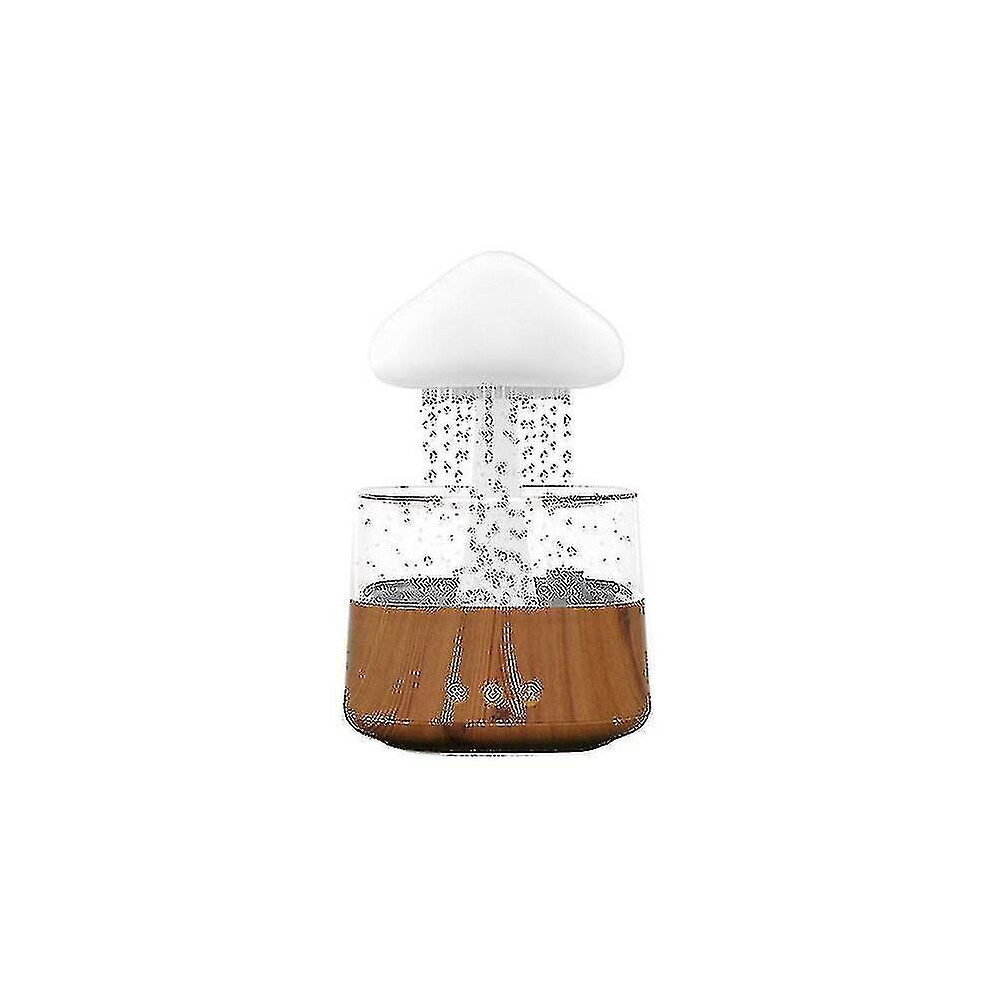 Mushroom Rain Air Humidifier Electric Aroma Diffuser Rain Cloud Smell Distributor Relax Calming Water Drops Sounds Night S Light