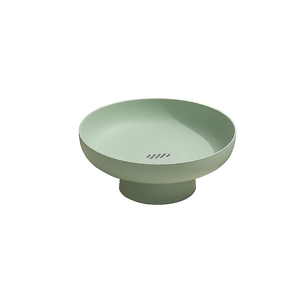 Fruit Bowl Round Drain Fruit Dish Fruit Basket Modern Style Container For Kitchen Counter Table Centerpiece Decorative