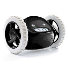 Runaway Alarm Clock On Wheels, Black