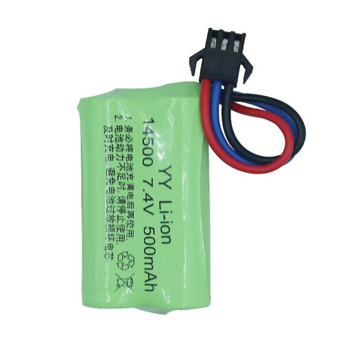 14500 7.4v Sm-3p Lithium Battery Pack Electric Toy Off-road Vehicle Climbing Car Four-wheel Drive Battery Pack