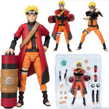 Anime Uzumaki Naruto Action Figure Face Change Figurine Movable Joints Cool Toy